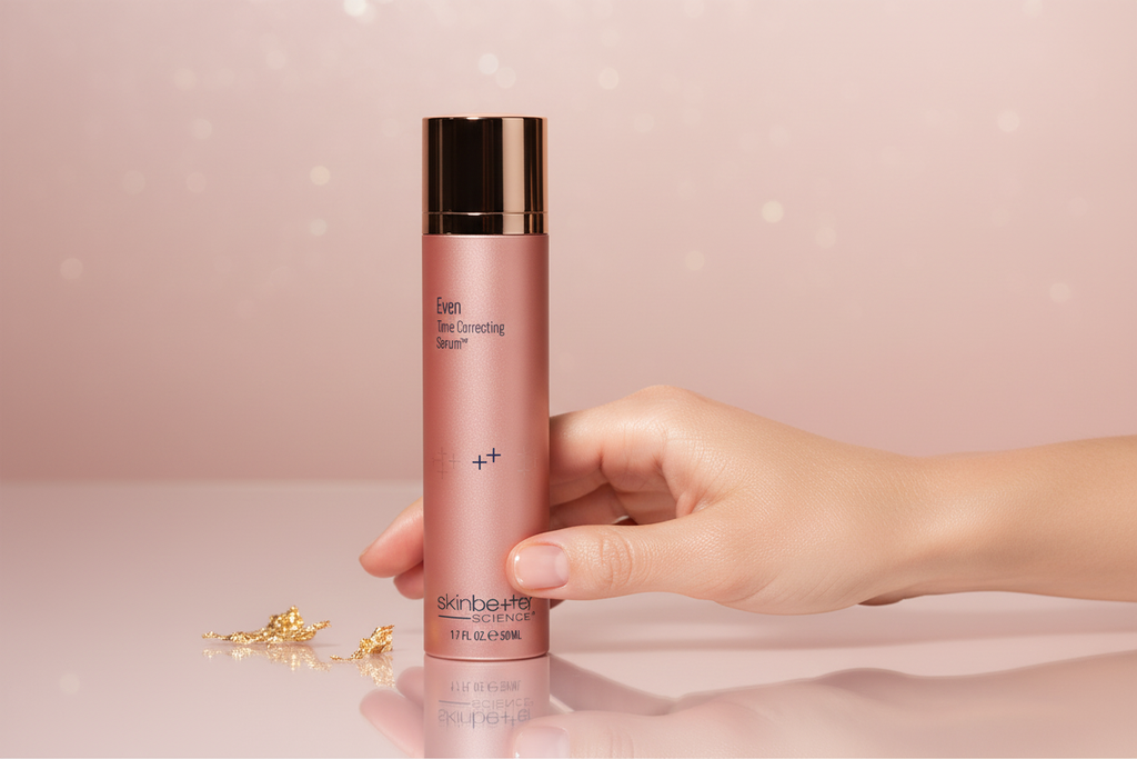 Skinbetter Science Even Tone Correcting Serum with glowing radiant skin