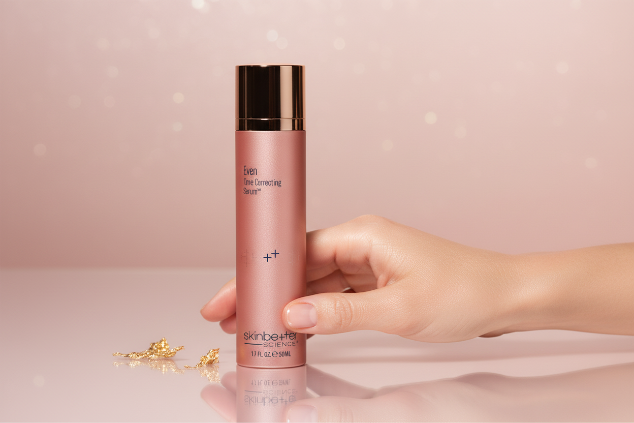 Skinbetter Science Even Tone Correcting Serum with glowing radiant skin